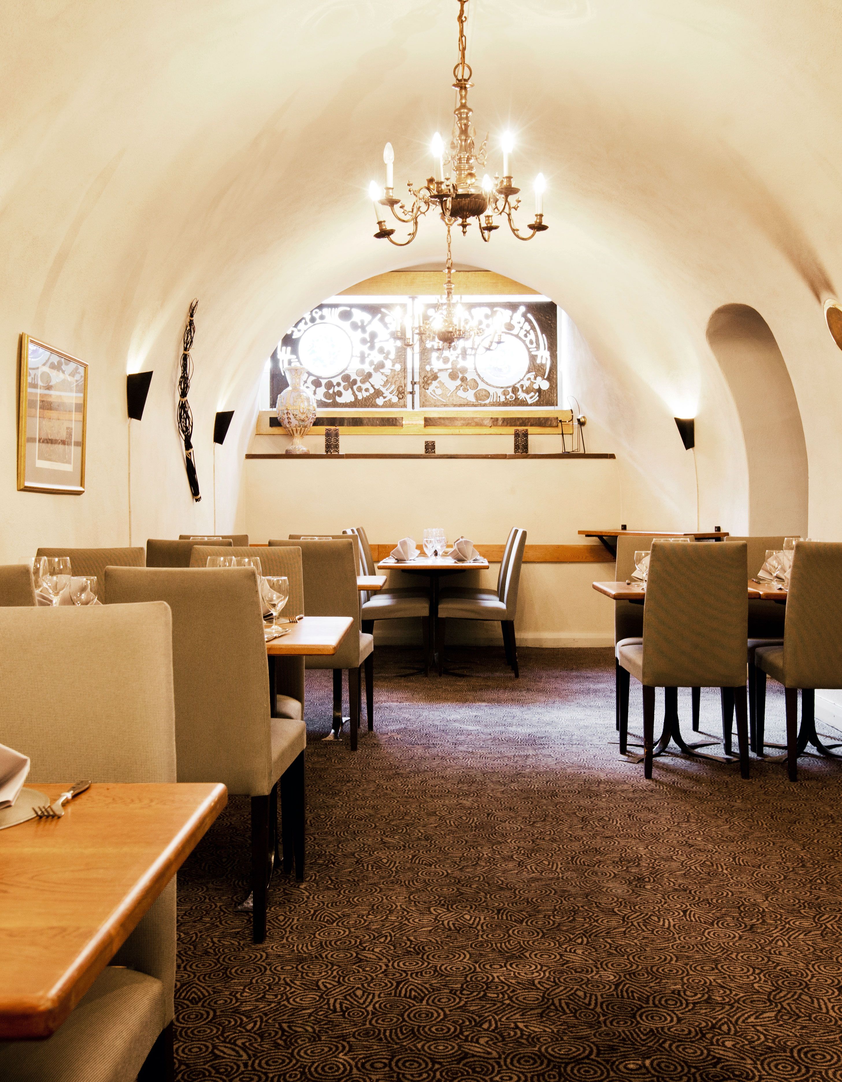 Vår fina restaurang